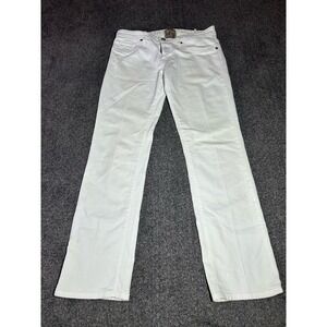 Rich &‎ Skinny White Straight Leg Jean Size 27
